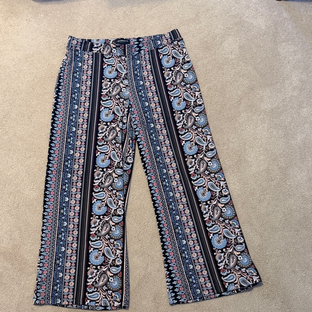 Liz Claiborne Multicolor Paisley Pants
